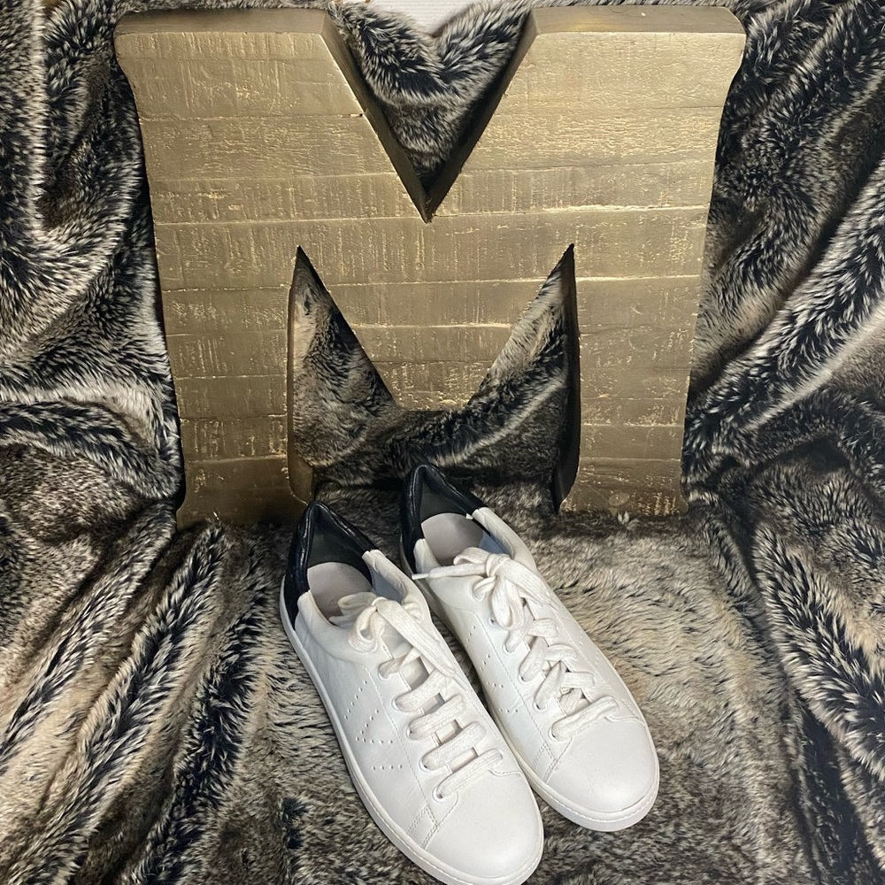 Vince Varin White Leather Sneakers